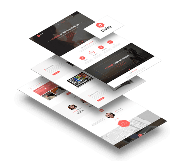 Website mockup
